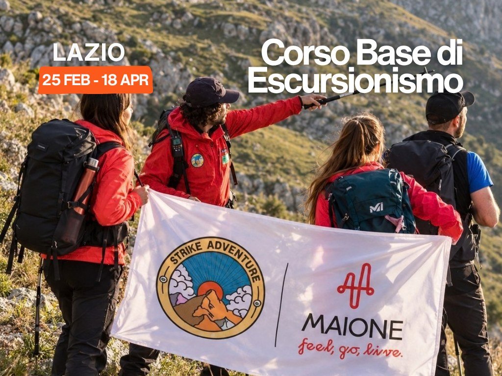 Trekking 11° Corso Base Escursionismo in collab. con Maione Store - Latina – Maione Store, Lazio | Strike Adventure