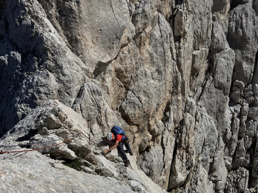 Multipitch al Corno Piccolo alla Via Normale Campanile Livia