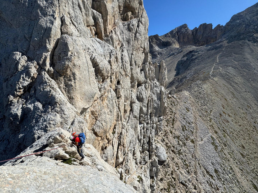 Multipitch al Corno Piccolo alla Via Normale Campanile Livia