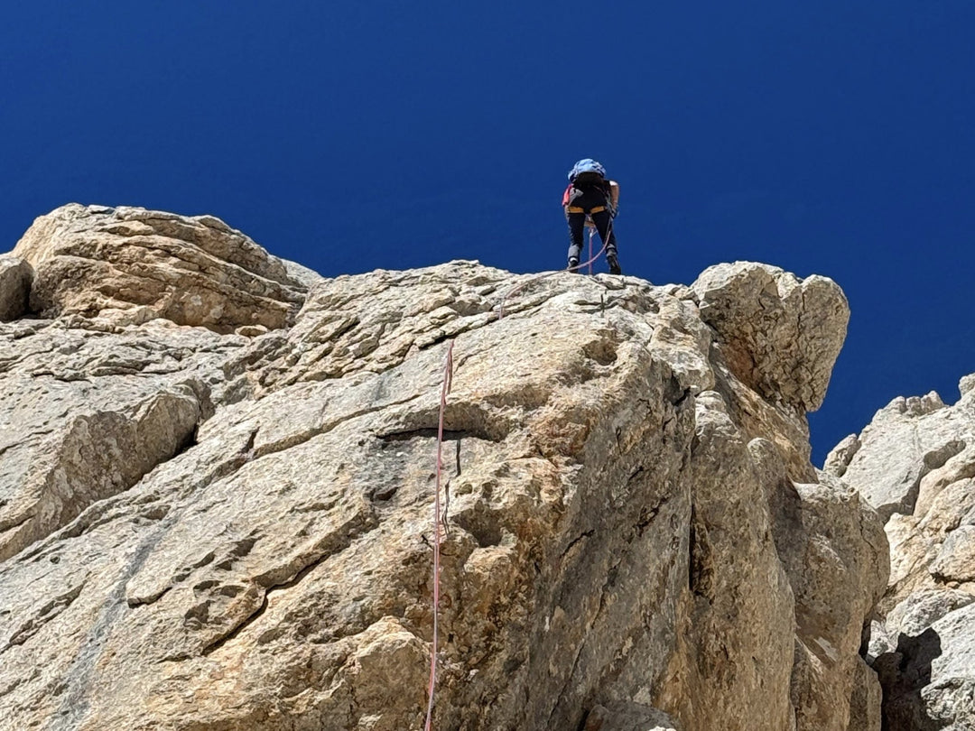 Multipitch al Corno Piccolo alla Via Normale Campanile Livia