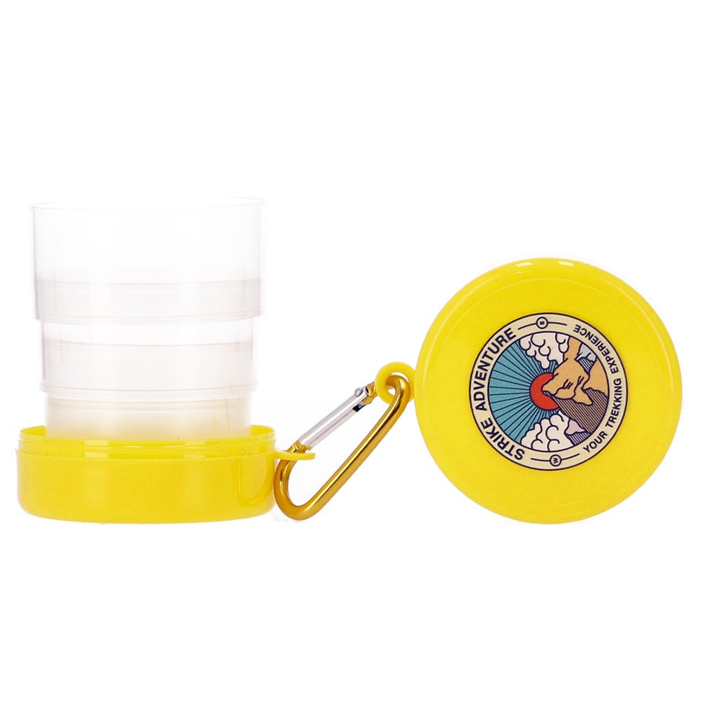 Bicchiere Telescopico con Moschettone Strike Adventure - Strike Adventure