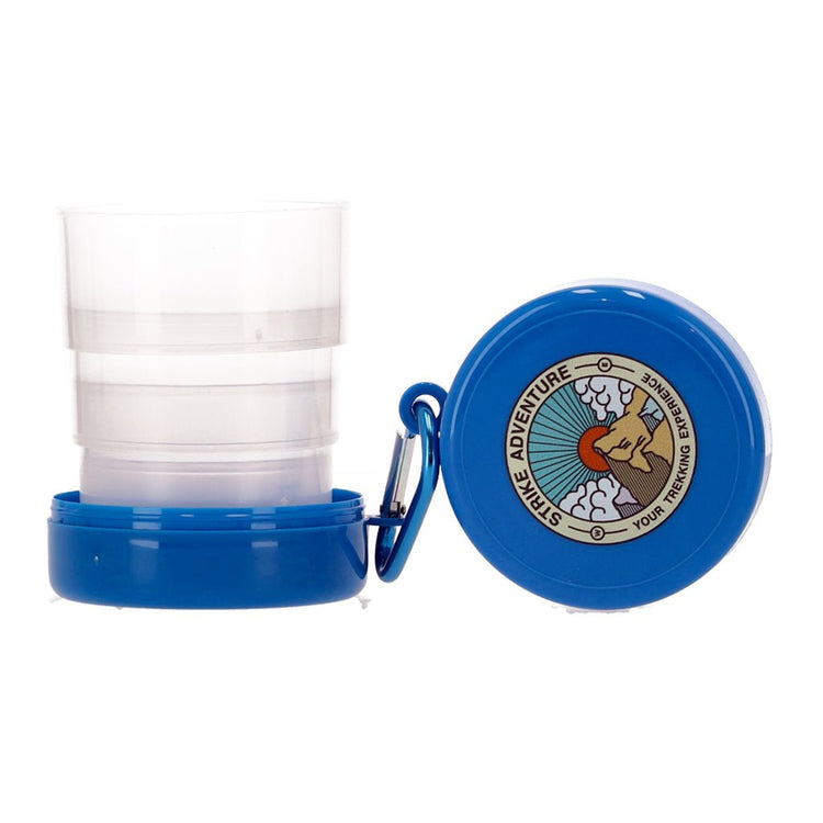 Bicchiere Telescopico con Moschettone Strike Adventure - Strike Adventure