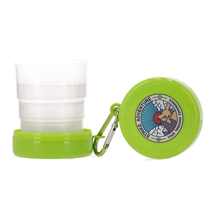 Bicchiere Telescopico con Moschettone Strike Adventure - Strike Adventure