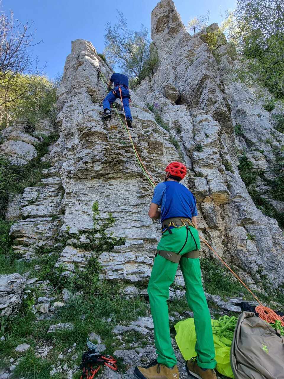 Giornata prova di arrampicata su roccia - Strike Adventure