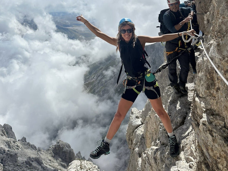 Il Trekking delle 5 Ferrate del Gran Sasso con notte in Rifugio a 2433 m
