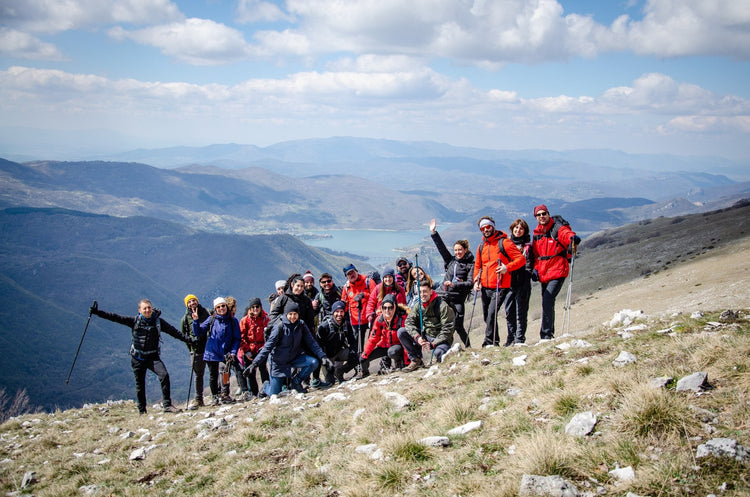 Monte Cervia: escursioni panoramica sul Lago del Turano - Strike Adventure