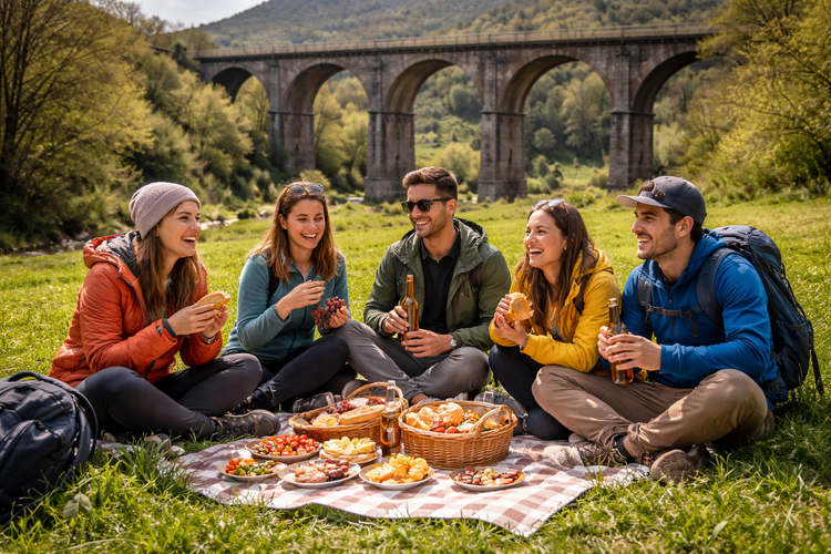 Pasquetta nella Tuscia con Pic Nic alla ferrovia abbandonata di Luni sul Mignone - Strike Adventure