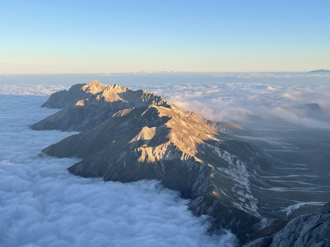 Corno Grande (2912M) al tramonto con rientro in notturna