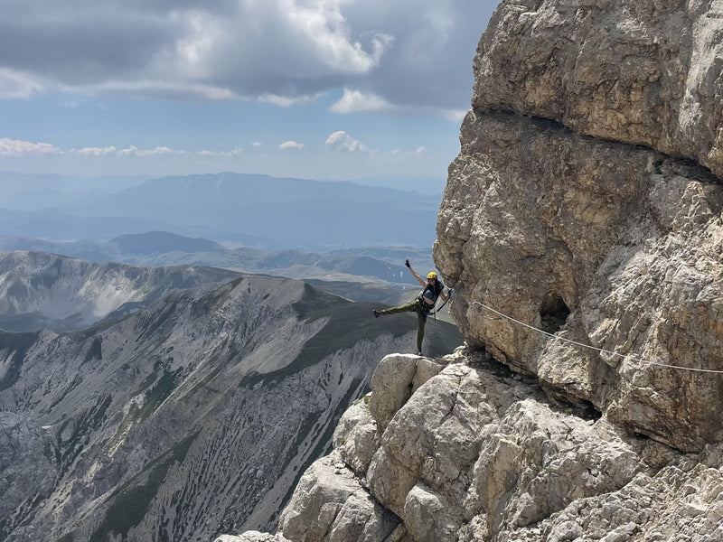 Via Ferrata all’Ex Bivacco Bafile, adrenalina e panorami mozzafiato
