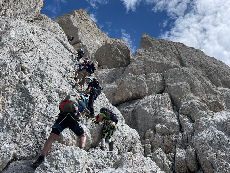Via Ferrata Danesi ai 2655m del Corno Piccolo per il Passo del Cannone – ["Parco Nazionale Gran Sasso e Monti della Laga"], Abruzzo | Strike Adventure