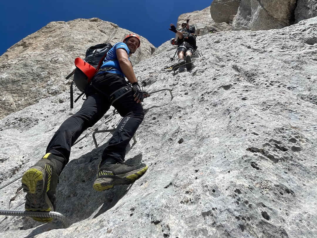 Via Ferrata Danesi ai 2655m del Corno Piccolo per il Passo del Cannone – ["Parco Nazionale Gran Sasso e Monti della Laga"], Abruzzo | Strike Adventure