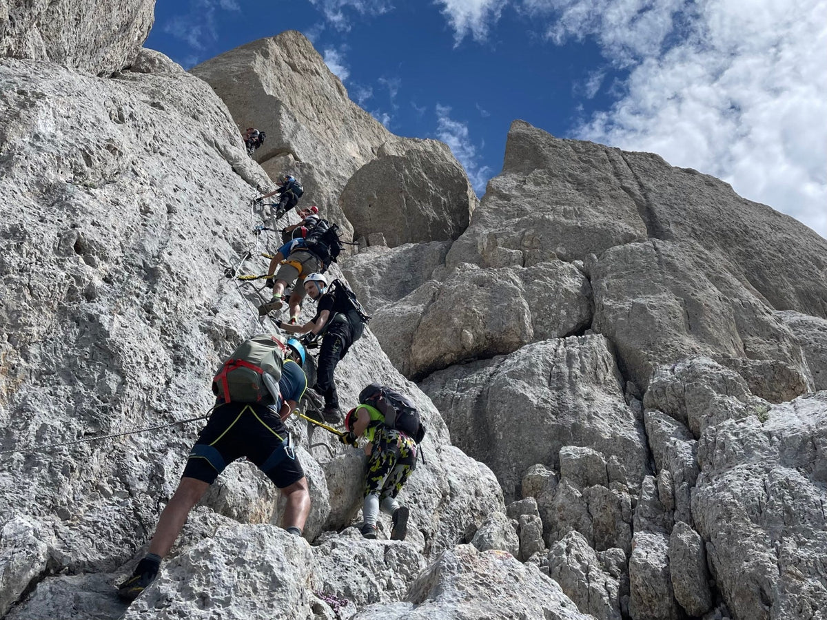 Via Ferrata Danesi ai 2655m del Corno Piccolo per il Passo del Cannone – ["Parco Nazionale Gran Sasso e Monti della Laga"], Abruzzo | Strike Adventure